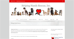 Desktop Screenshot of helpinghandsrescue.com